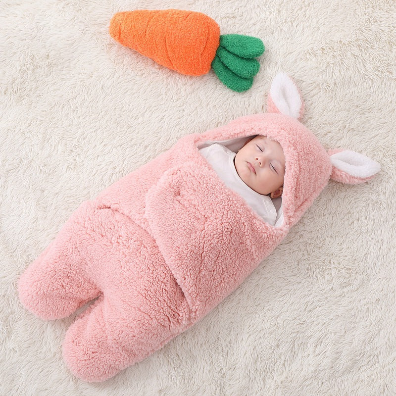 Discover the Comfort of Our Thickened Cashmere Cartoon Baby Quilt