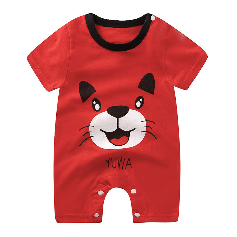 Baby Cotton Short-Sleeve Romper