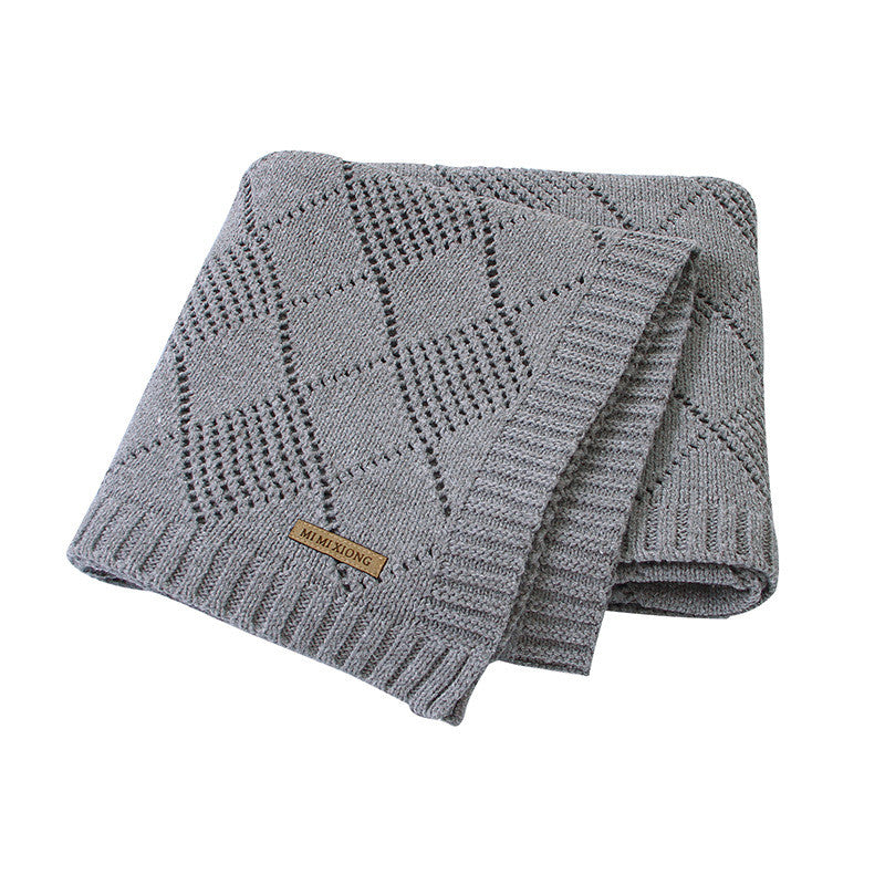 Ins Hot Sale Baby Blanket Solid Color