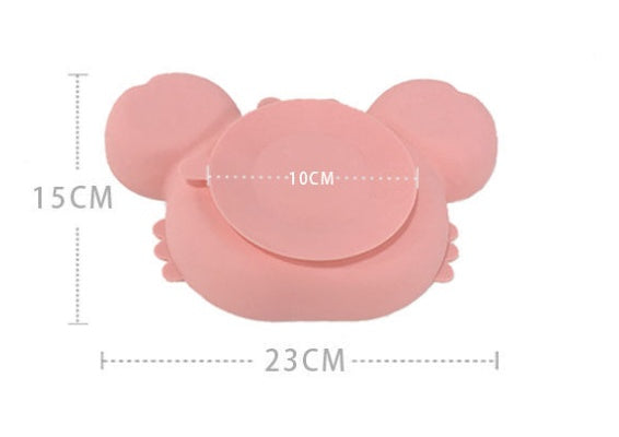 Silicone Baby Feeding Plate and Bowl Set