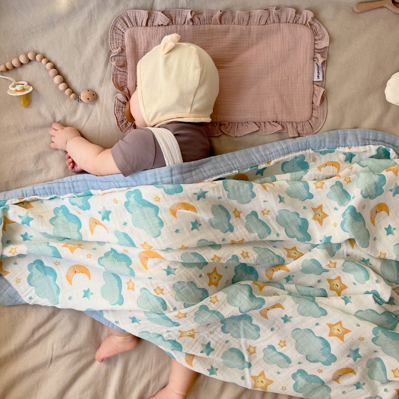 Baby Quilt With Bamboo Cotton Gauze