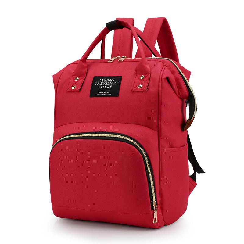 Mommy And Baby Bag, Feeding Bottle, Diaper Backpack