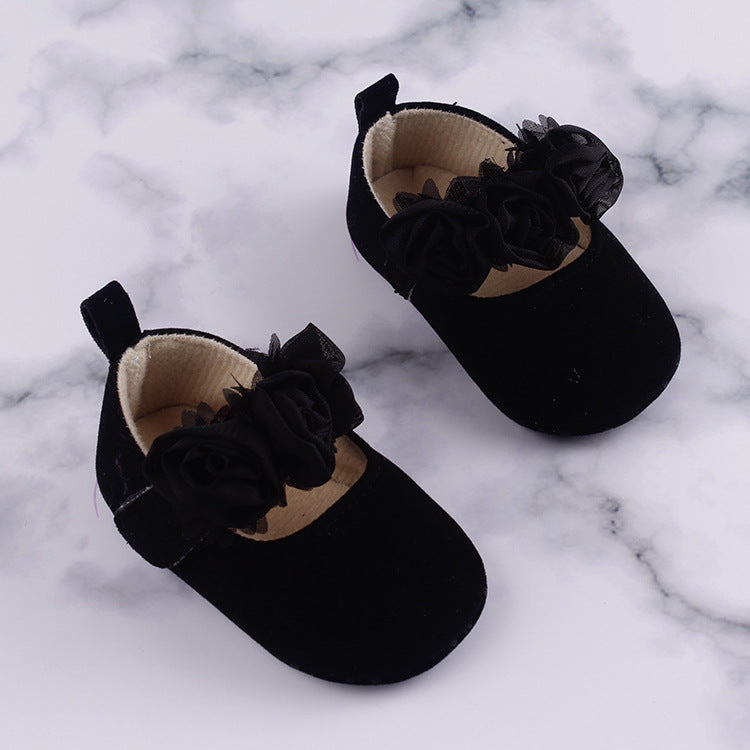 Baby Toddler Soft-Soled Flower Shoes