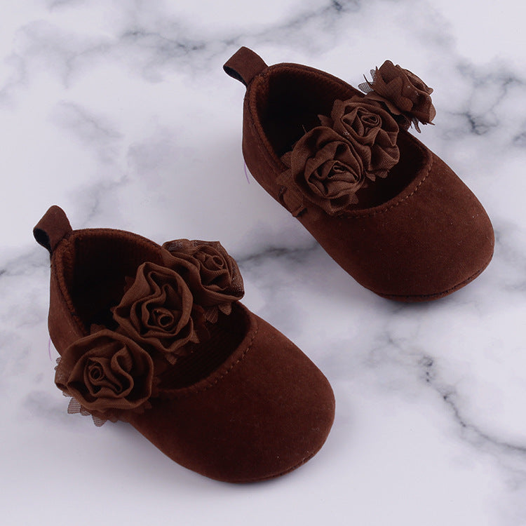 Baby Toddler Soft-Soled Flower Shoes