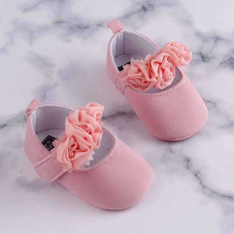Baby Toddler Soft-Soled Flower Shoes