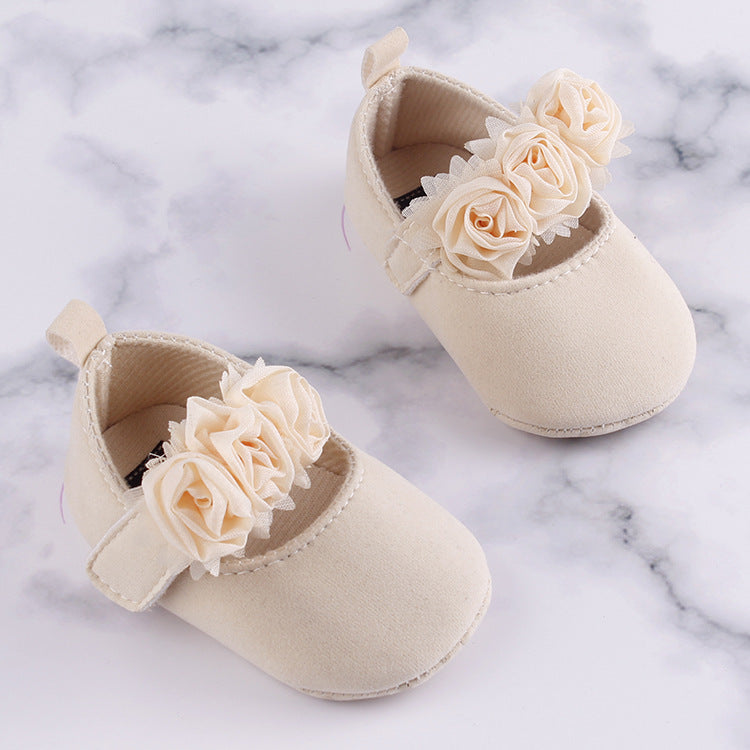 Baby Toddler Soft-Soled Flower Shoes