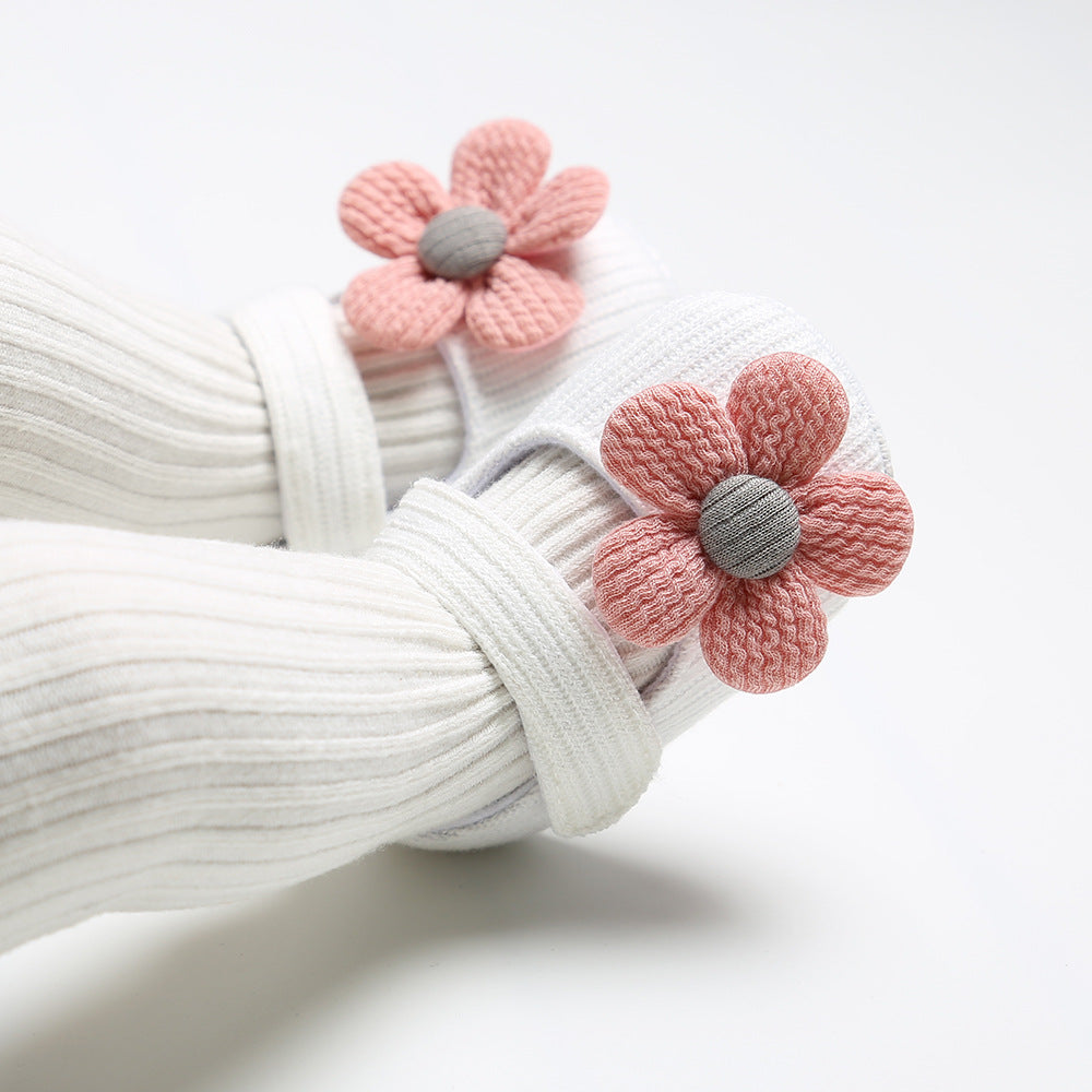 Baby Hairband and Toddler Shoes Set