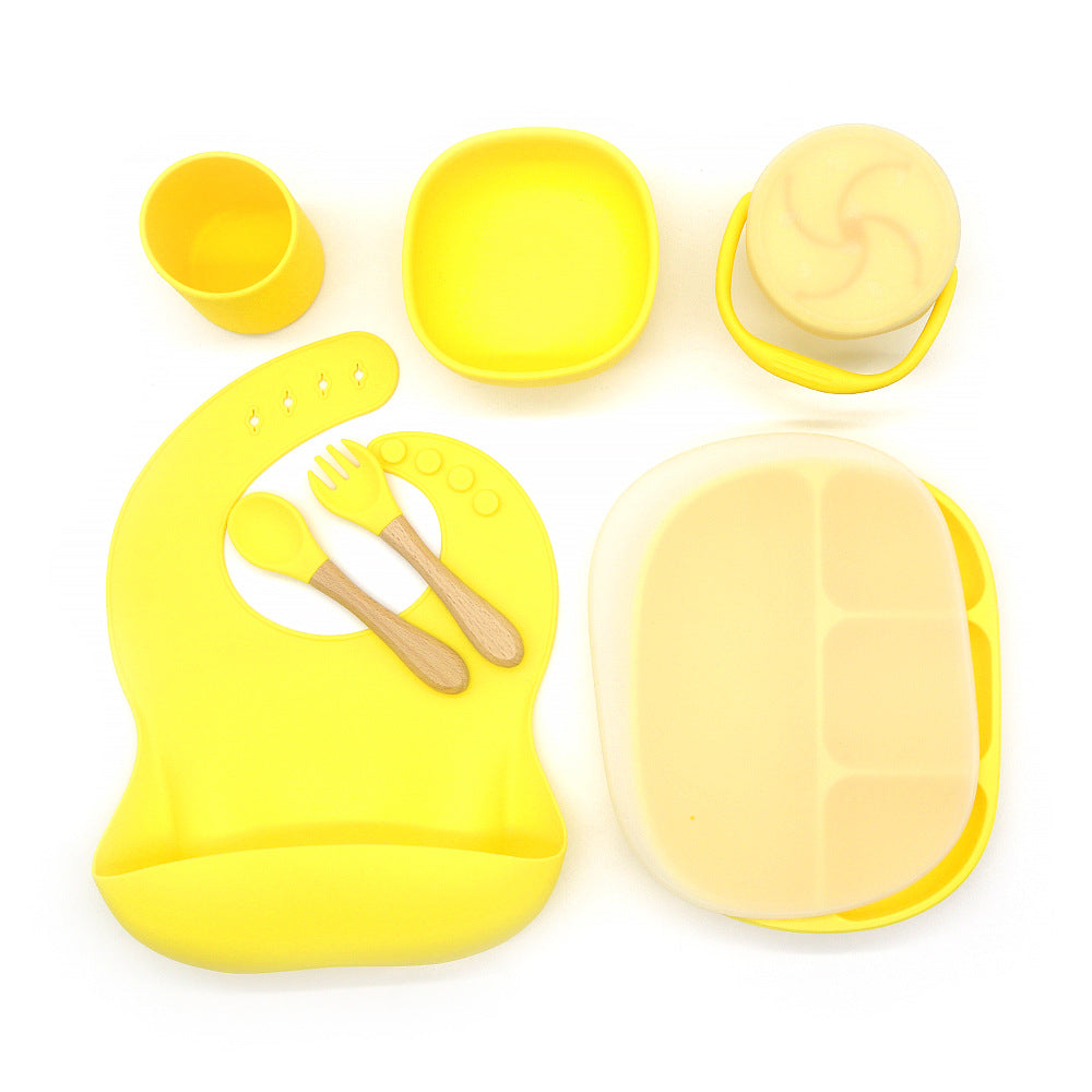 Kids Anti-Drop Feeding Tableware Set