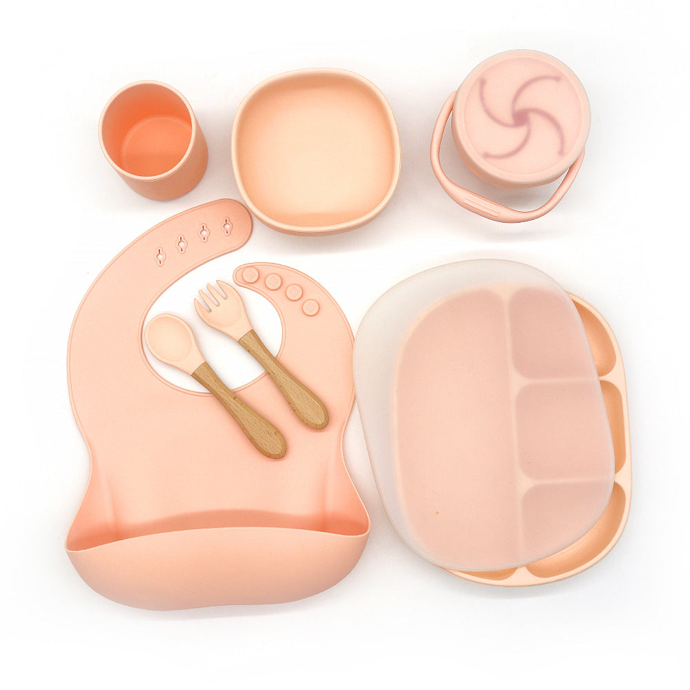 Kids Anti-Drop Feeding Tableware Set