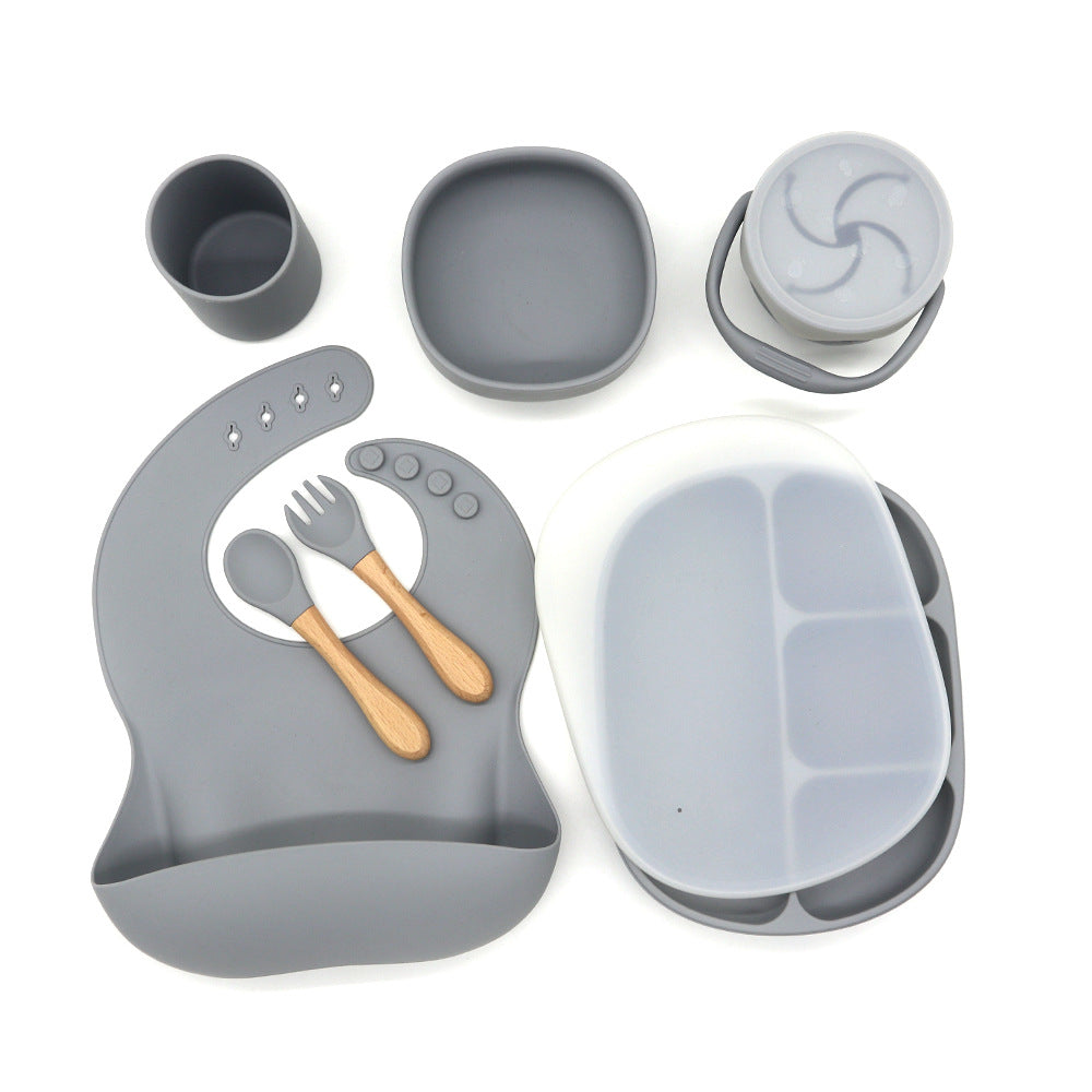 Kids Anti-Drop Feeding Tableware Set