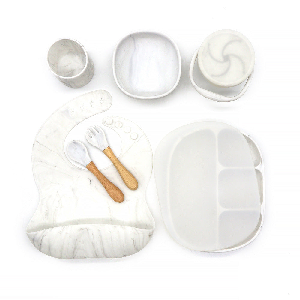Kids Anti-Drop Feeding Tableware Set