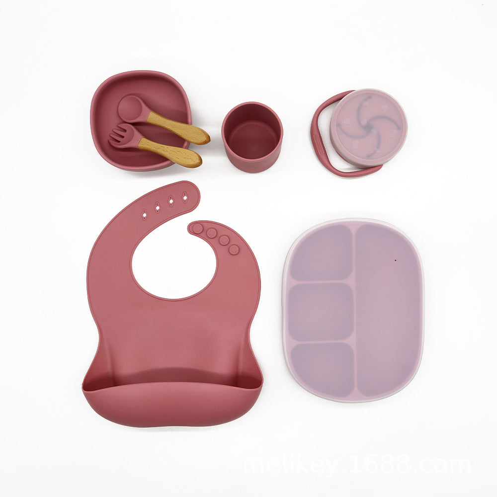 Kids Anti-Drop Feeding Tableware Set