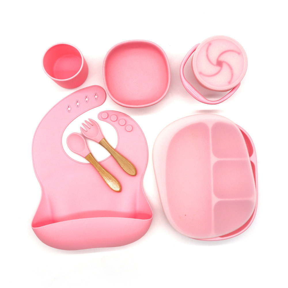 Kids Anti-Drop Feeding Tableware Set