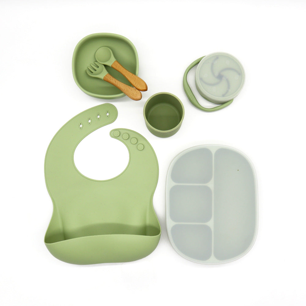 Kids Anti-Drop Feeding Tableware Set