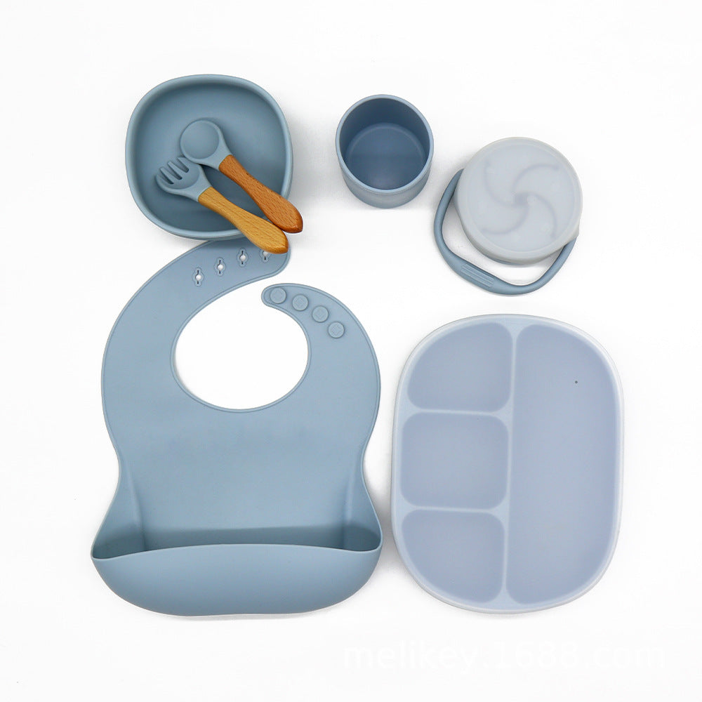 Kids Anti-Drop Feeding Tableware Set