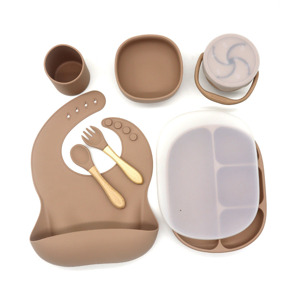 Kids Anti-Drop Feeding Tableware Set