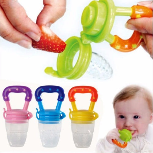 Silicone Baby Pacifier Complementary Food Feeder Soother