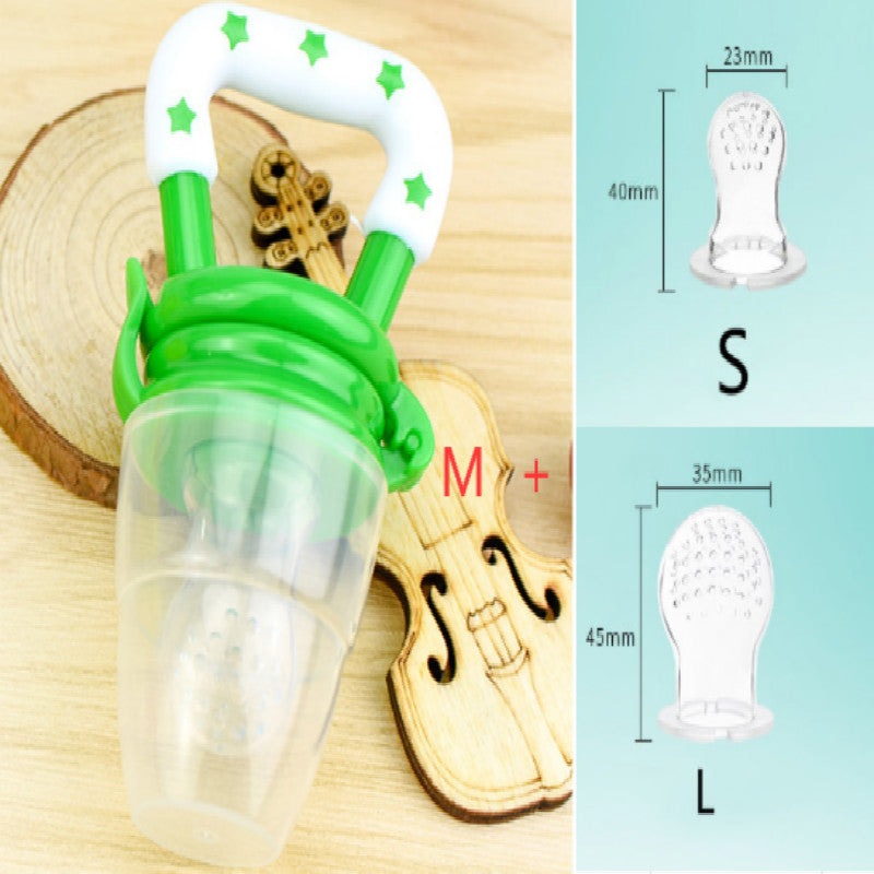 Silicone Baby Pacifier Complementary Food Feeder Soother