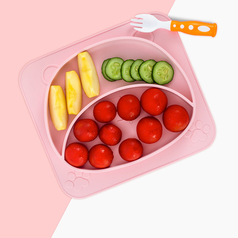 Silicone Baby Feeding Plate and Bowl Set