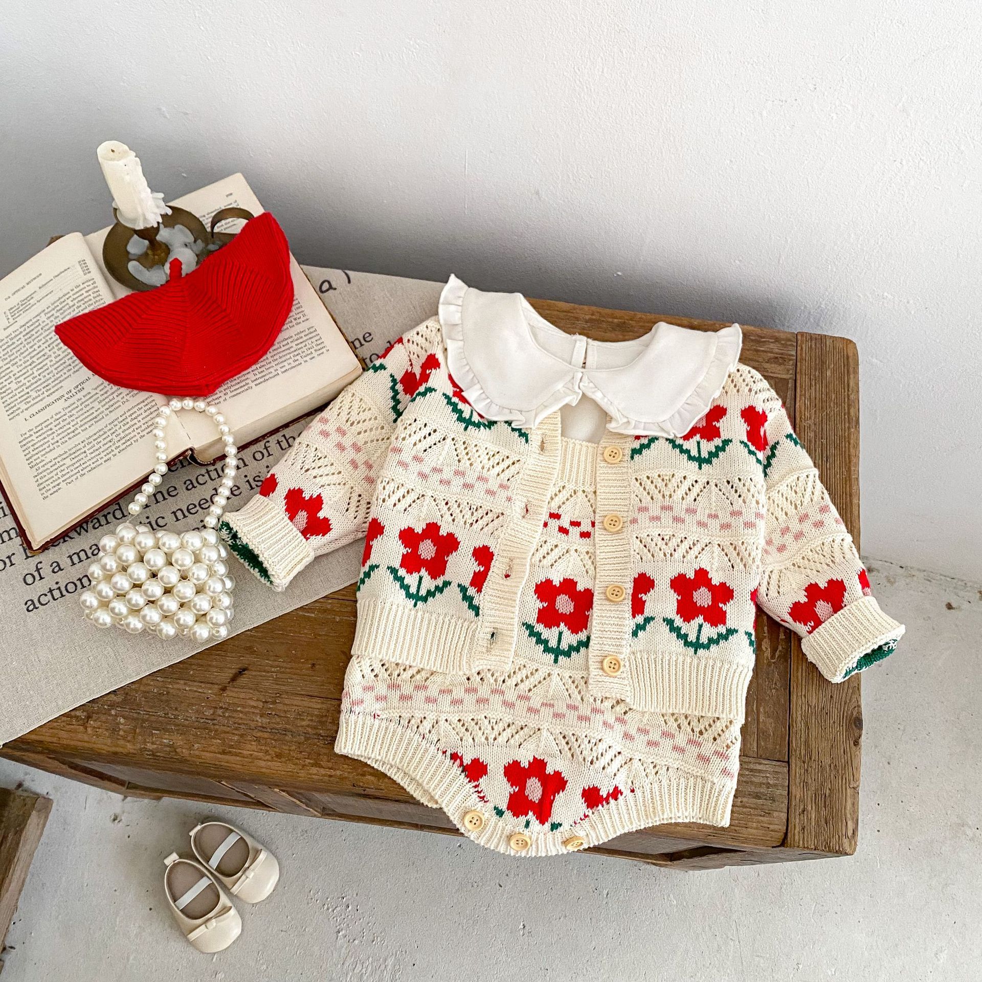 Baby Girl Autumn Cotton Sweater Cardigan
