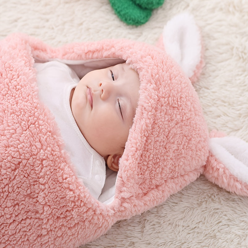 Super Soft Baby Sleeping Bag Fluffy Fleece Newborn Blanket