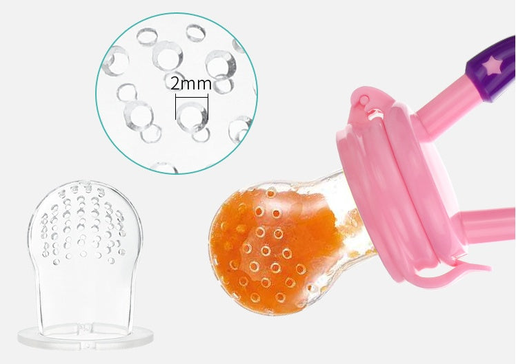 Silicone Baby Pacifier Complementary Food Feeder Soother