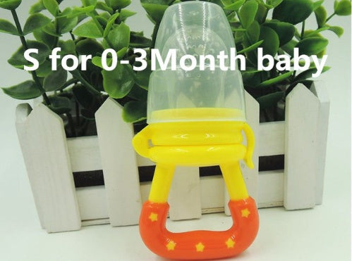 Silicone Baby Pacifier Complementary Food Feeder Soother