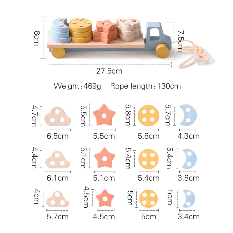 Baby Crawling Rope Pull Cognitive Toy