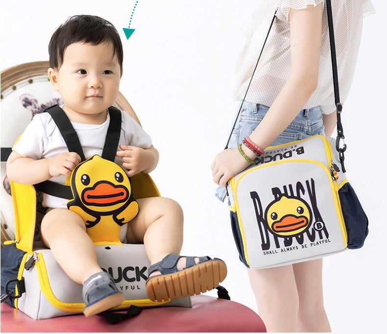 Portable Child Dining Chair Bag Diaper Backpack