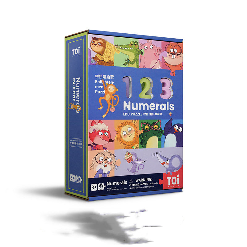 Baby Wooden Numbers & Letters Educational Puzzle