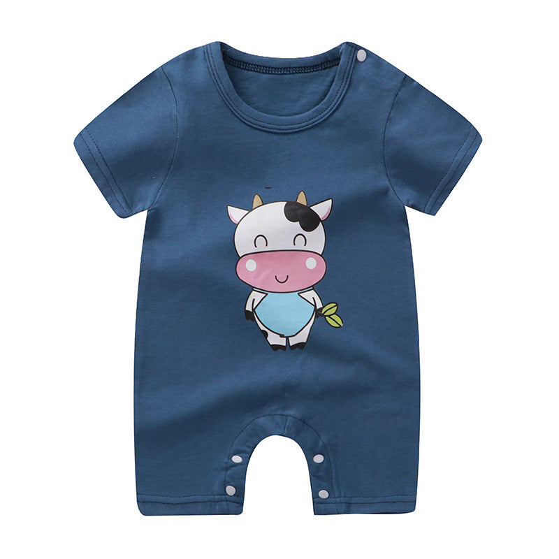 Baby Cotton Short-Sleeve Romper