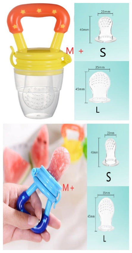 Silicone Baby Pacifier Complementary Food Feeder Soother