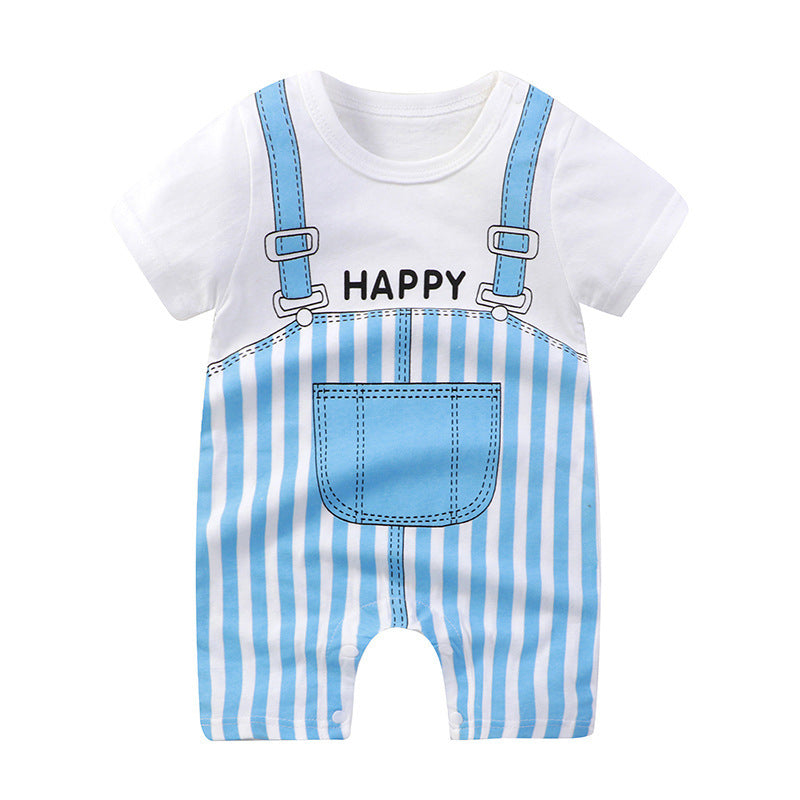 Baby Cotton Short-Sleeve Romper