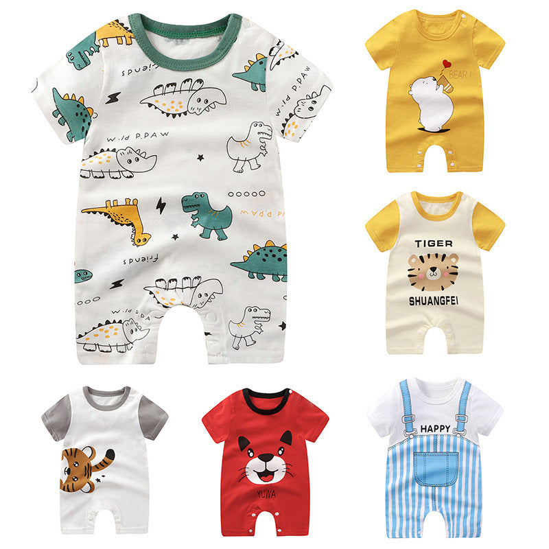 Baby Cotton Short-Sleeve Romper