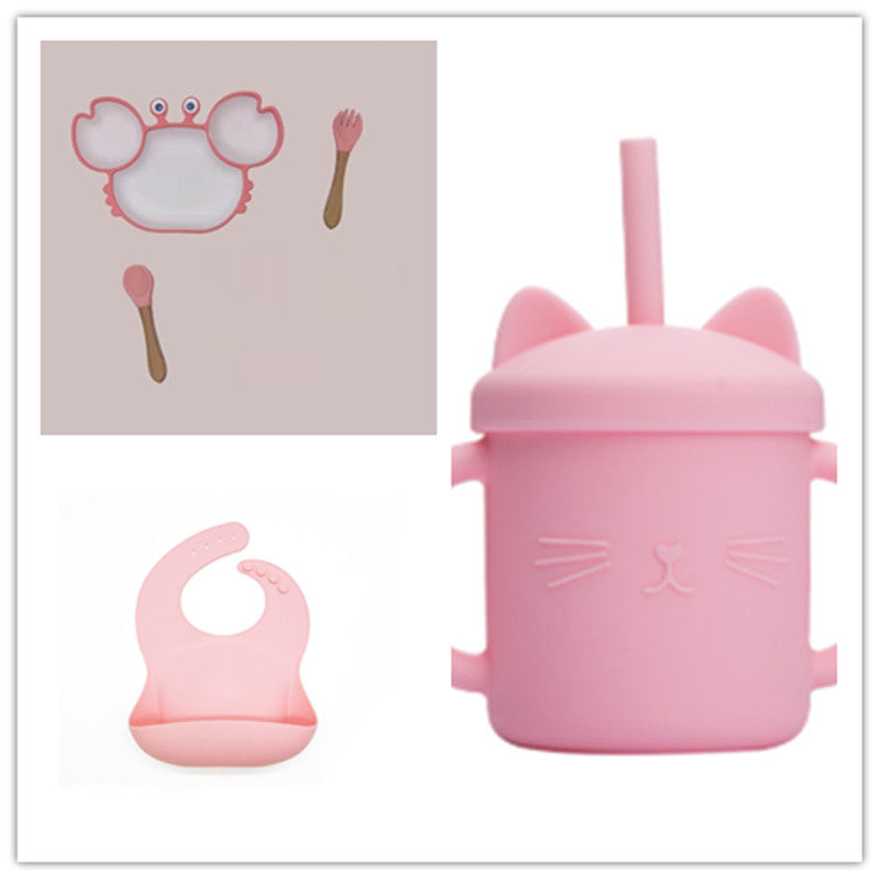Silicone Baby Feeding Plate and Bowl Set