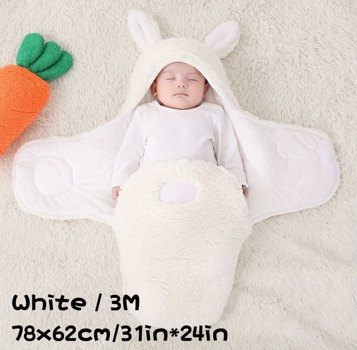 Super Soft Baby Sleeping Bag Fluffy Fleece Newborn Blanket