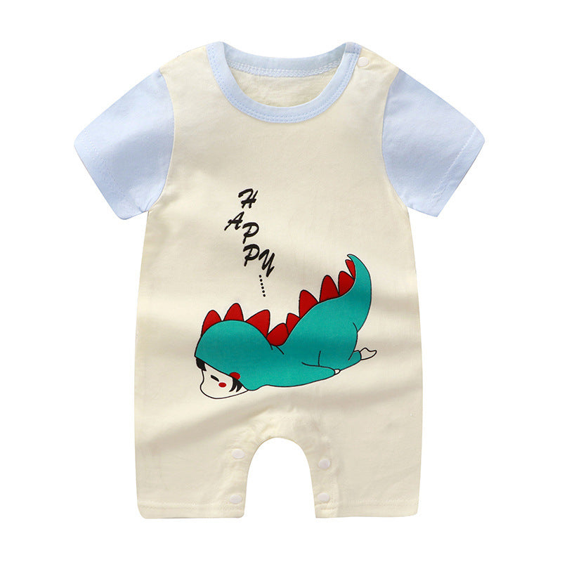 Baby Cotton Short-Sleeve Romper