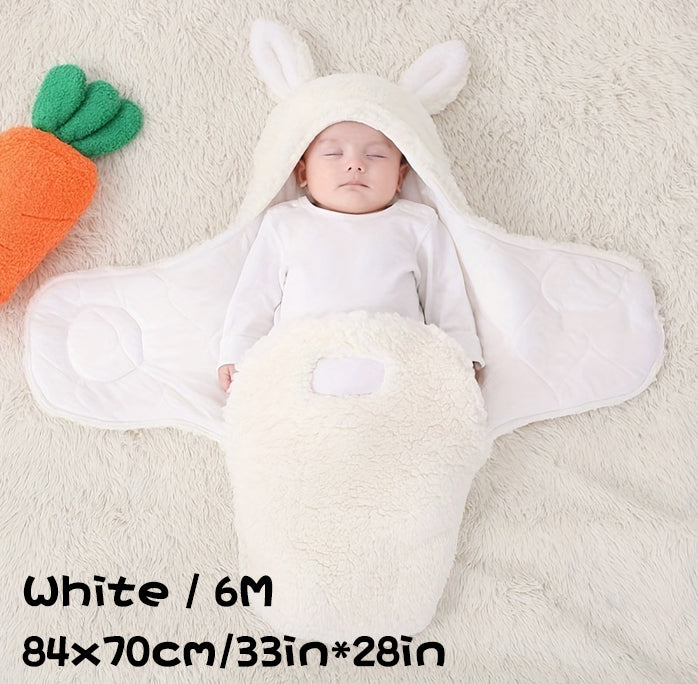 Super Soft Baby Sleeping Bag Fluffy Fleece Newborn Blanket