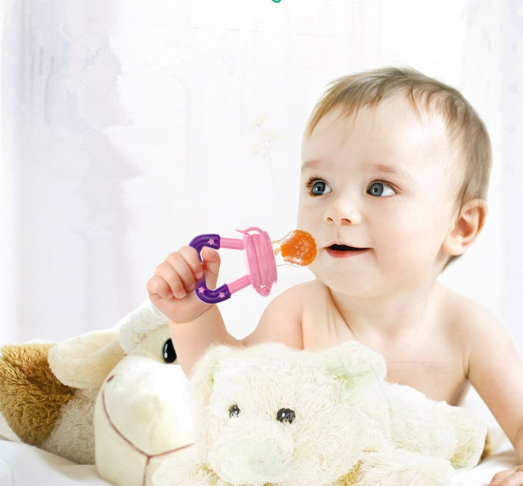 Silicone Baby Pacifier Complementary Food Feeder Soother