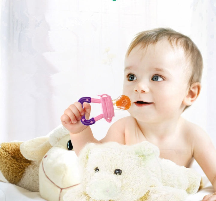 Silicone Baby Pacifier Complementary Food Feeder Soother