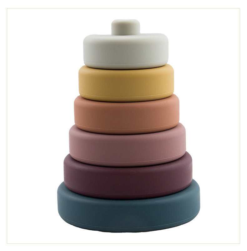 Jenga Baby Early Learning Silicone Block Toy