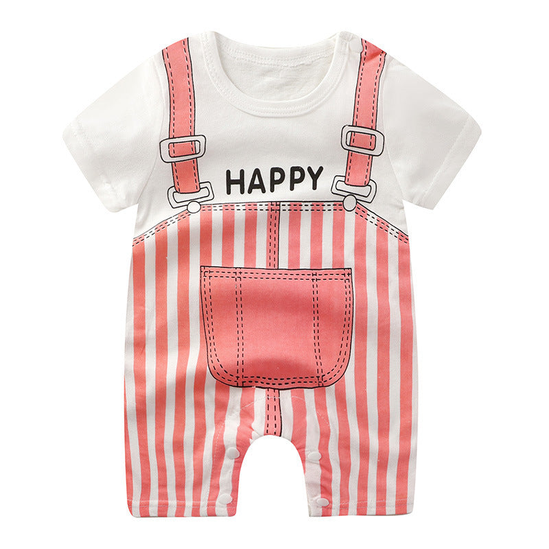 Baby Cotton Short-Sleeve Romper