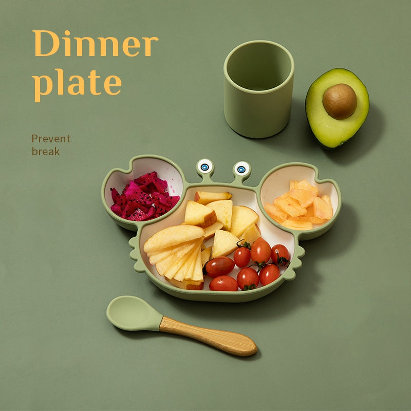 Silicone Baby Feeding Plate and Bowl Set