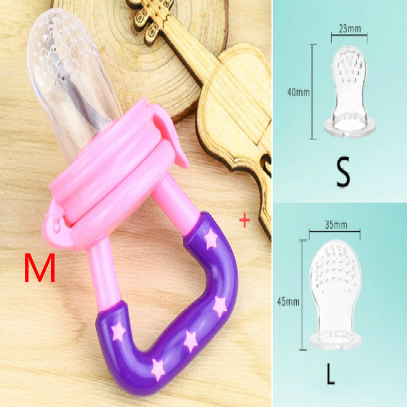 Silicone Baby Pacifier Complementary Food Feeder Soother