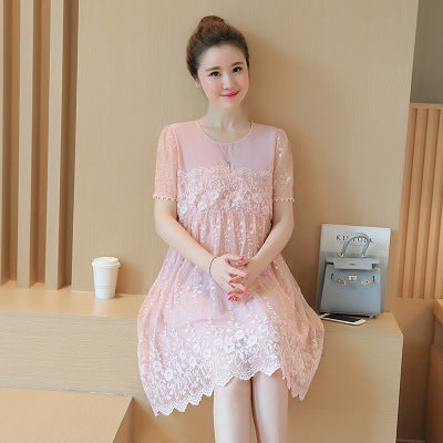 Summer new maternity dress Korean shirt