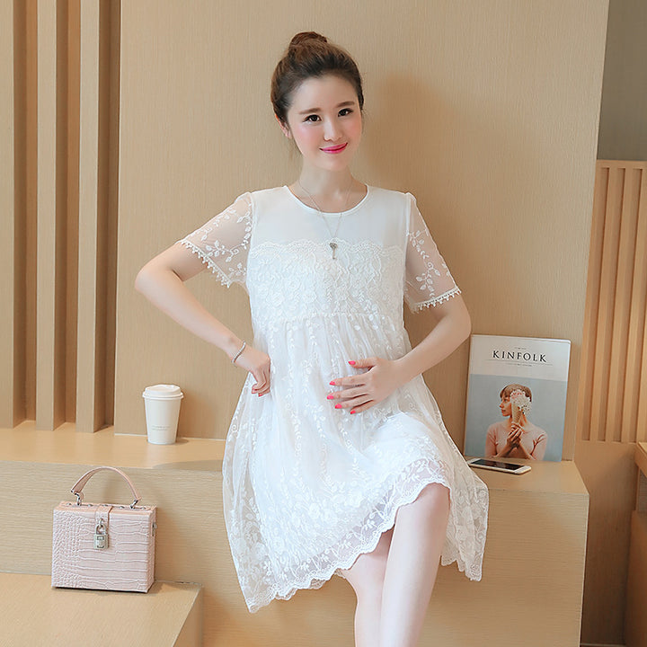 Summer new maternity dress Korean shirt