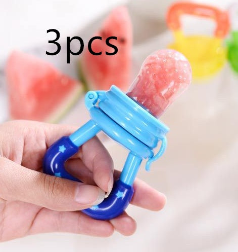 Silicone Baby Pacifier Complementary Food Feeder Soother