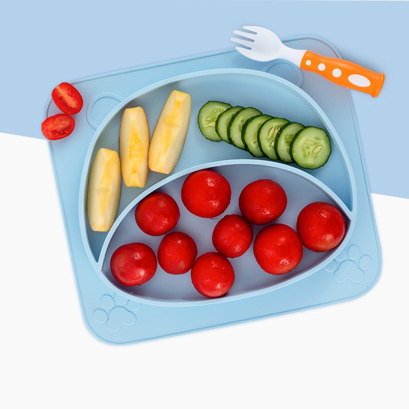 Silicone Baby Feeding Plate and Bowl Set
