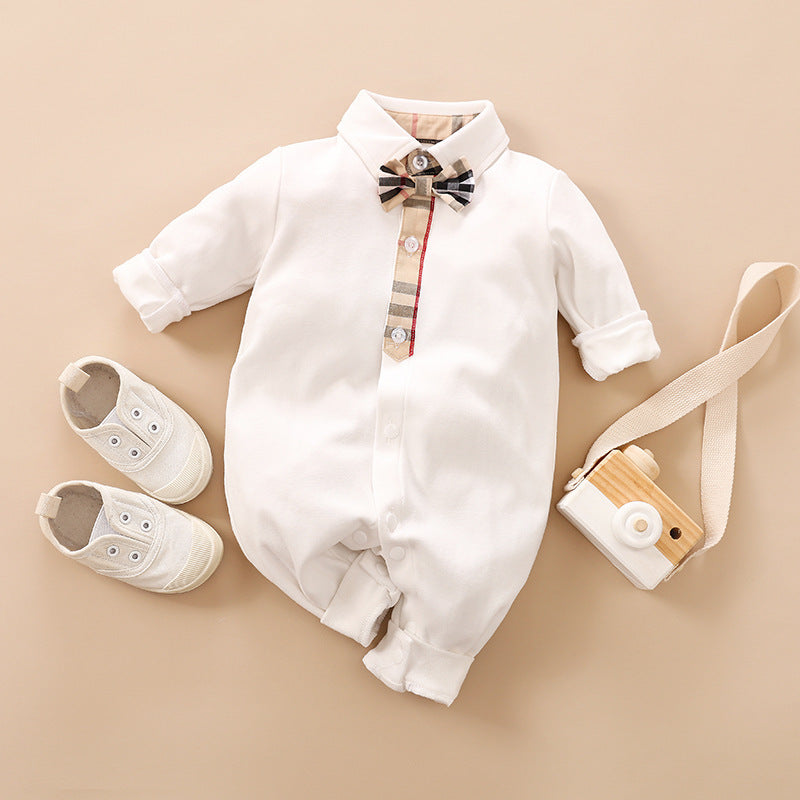Baby Boys' Long-Sleeve Gentleman Romper