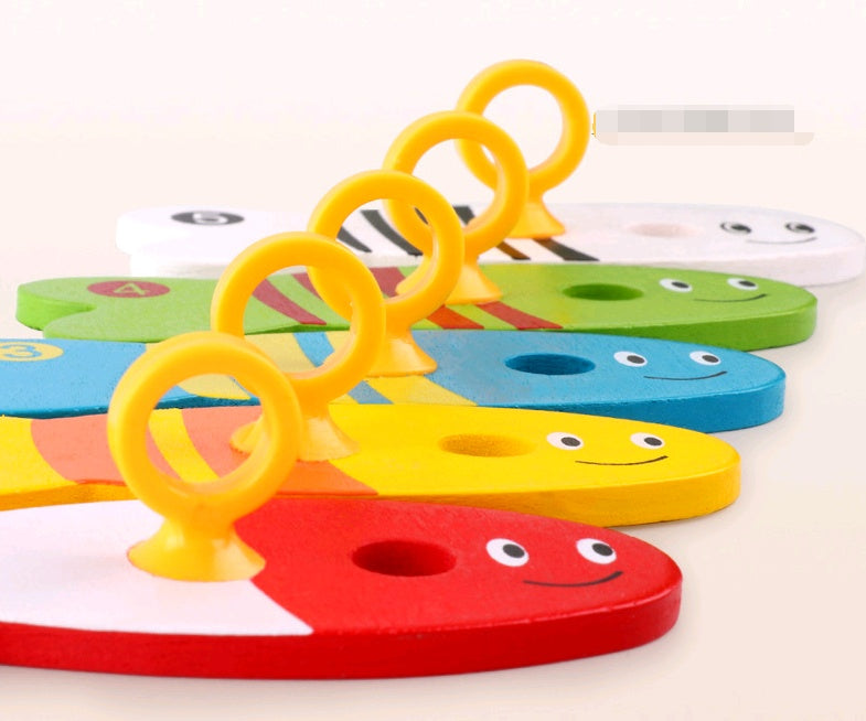 Baby Wooden Fishing Educational Toy Set
